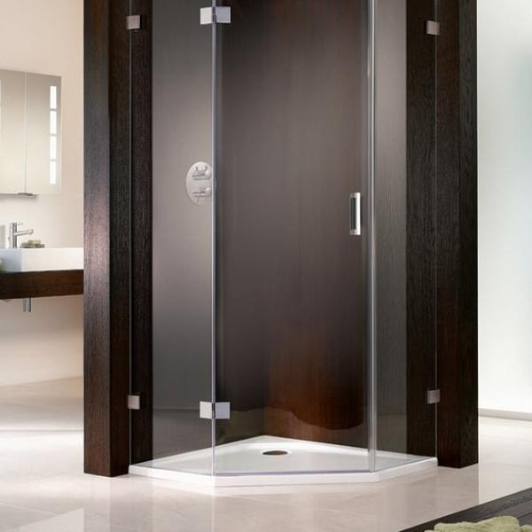 HSK Acryl pentagonal shower tray white